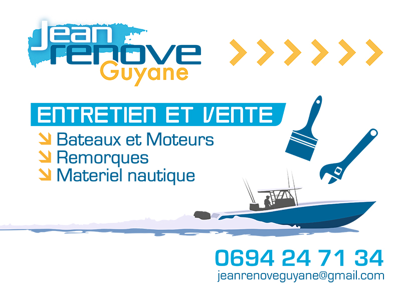 Jean Renove Guyane - Entretien et vente de bateau